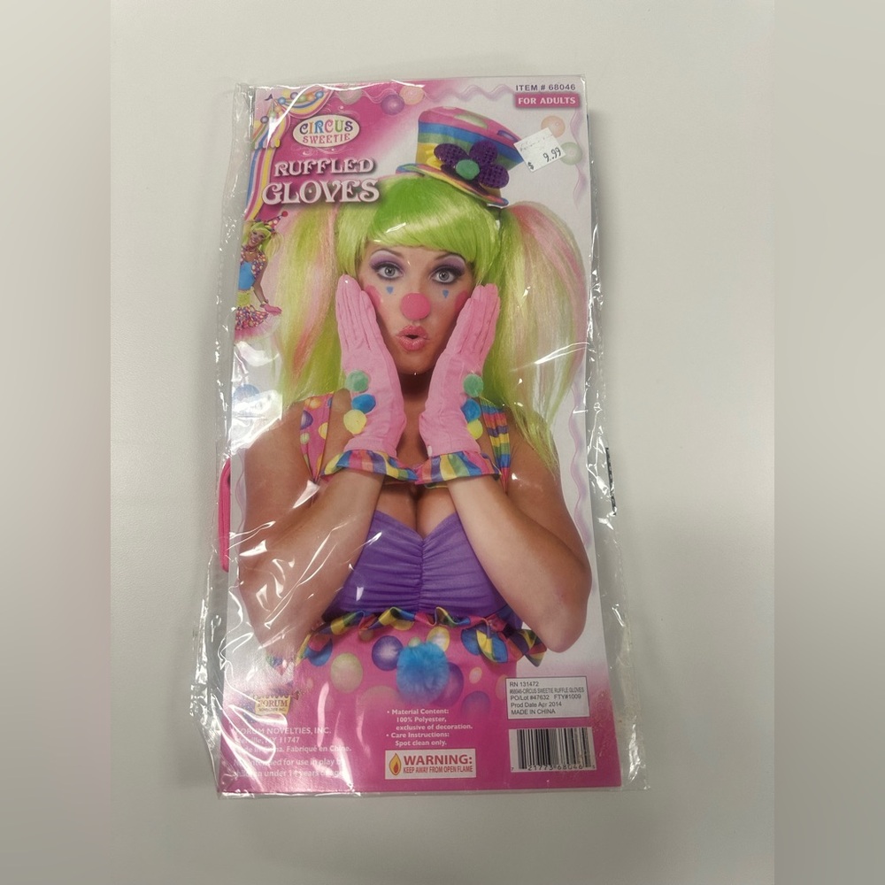 Ruffled Gloves - Costume